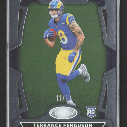2025 Panini Certified Football Terrance Ferguson #146 RC 11/13