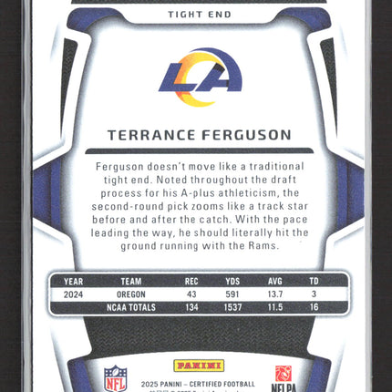 2025 Panini Certified Football Terrance Ferguson #146 RC 11/13