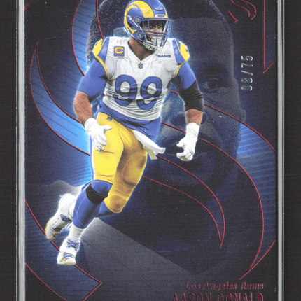 2026 Panini Silhouette Football Aaron Donald #44 08/75