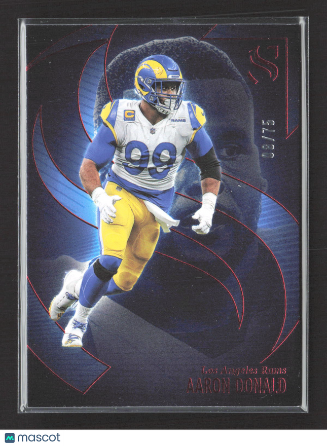 2026 Panini Silhouette Football Aaron Donald #44 08/75