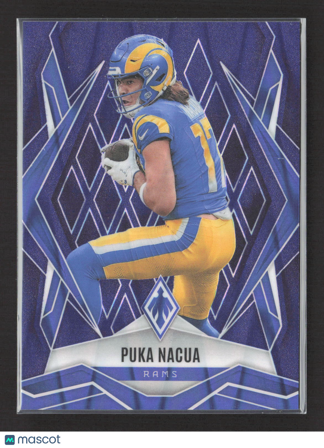 2025 Panini Phoenix Football Puka Nacua #119 Purple 10/35