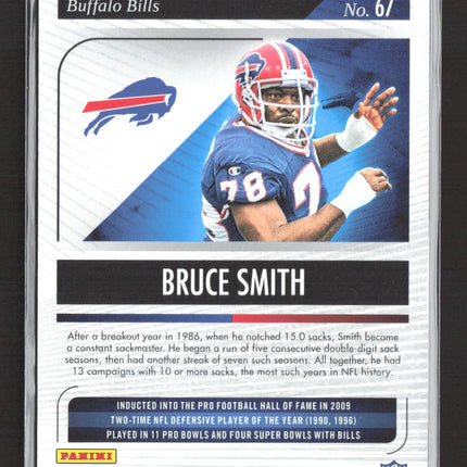 2026 Panini Silhouette Football Bruce Smith #67 141/149