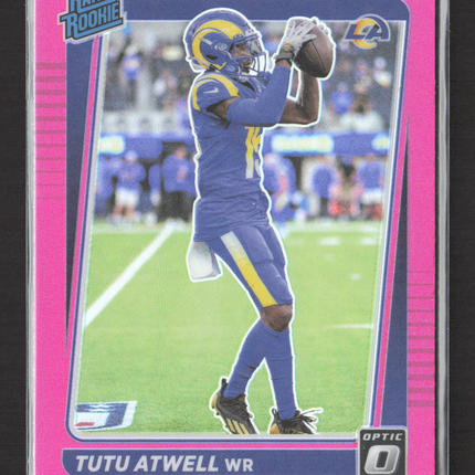2021 Panini Donruss Optic Prizm Tutu Atwell #220 Pink