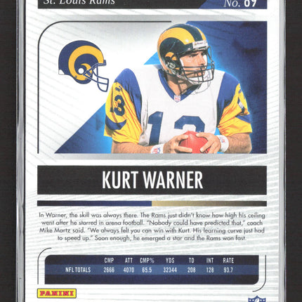 2026 Panini Silhouette Football Kurt Warner #89