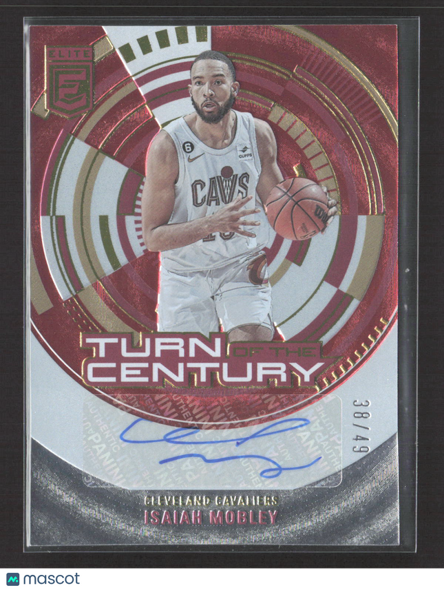 2024 Panini Donruss Elite Turn of the Century Isaiah Mobley #TCS-MOB 38/49 auto