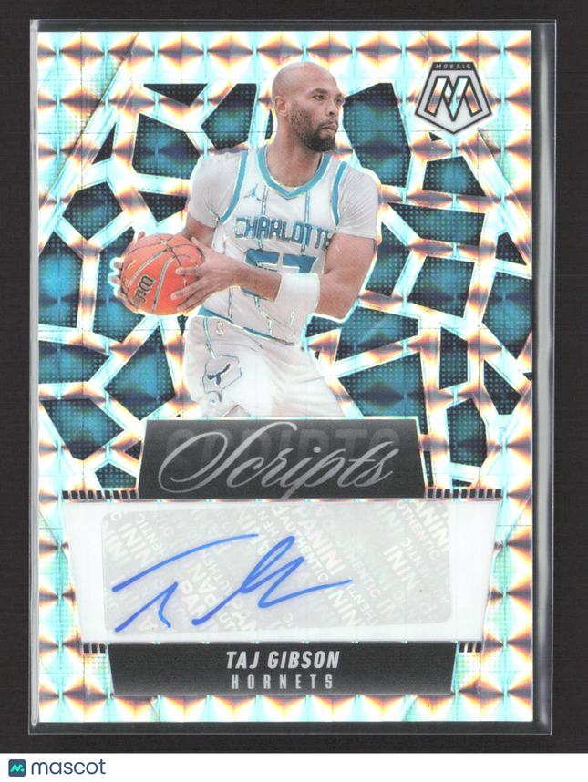2025 Panini Mosaic Scripts Taj Gibson #MS-TAJ Auto