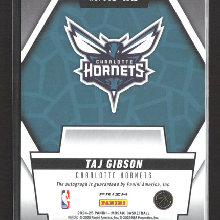 2025 Panini Mosaic Scripts Taj Gibson #MS-TAJ Auto