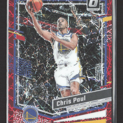 2024 Panini Donruss Optic Prizm Chris Paul #147 Red Velocity 001/299