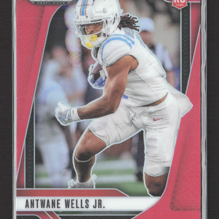 2025 Panini Prizm Draft Picks Antwane Wells Jr. #94 Pink RC 365/399