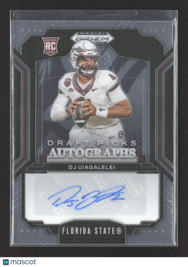 2025 Panini Prizm Draft Picks DJ Uiagalelei #DPA-DJU RC Auto