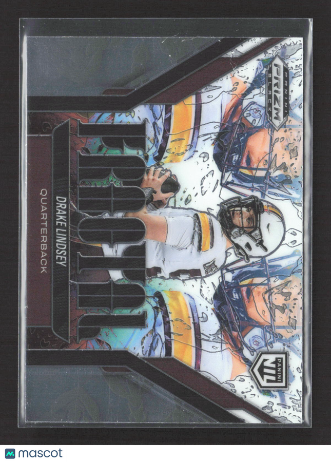 2026 Panini Prizm Black Fractal Drake Lindsey #24