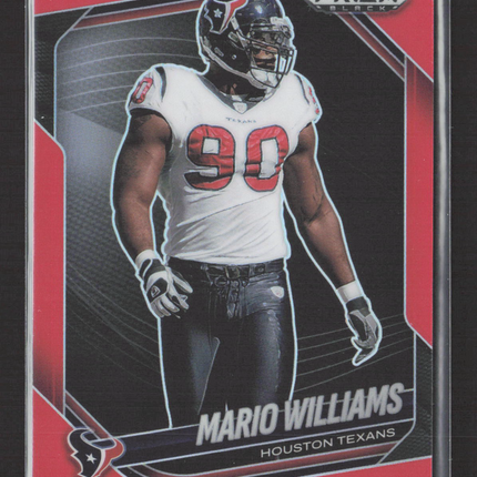 2026 Panini Prizm Black Mario Williams #68 Red /299