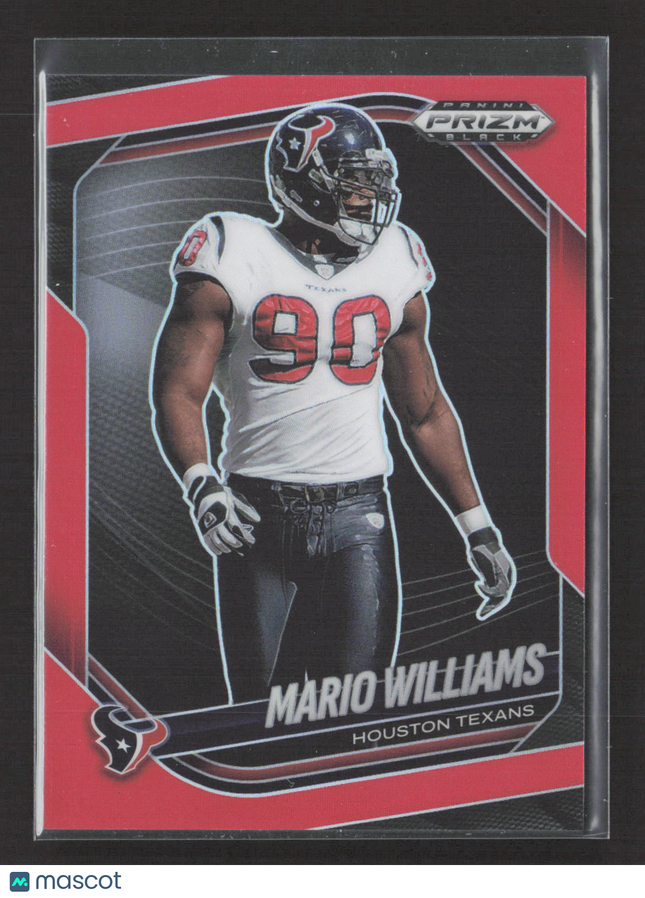 2026 Panini Prizm Black Mario Williams #68 Red /299
