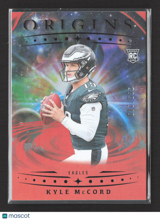 2025 Panini Origins Football Kyle McCord #130 Red RC 233/249
