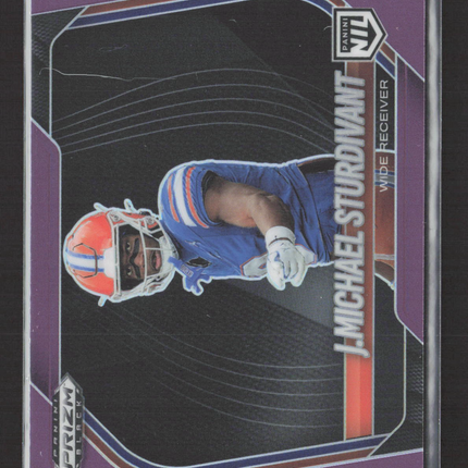 2026 Panini Prizm Black J. Michael Sturdivant #184 Purple 76/99