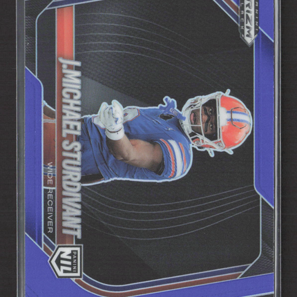 2026 Panini Prizm Black Football J.Michael Sturdivant #184 Purple 029/199
