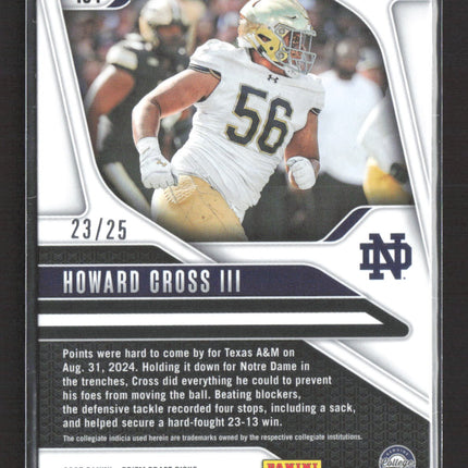 2025 Panini Prizm Draft Picks Howard Cross III #104 Mojo RC 23/25