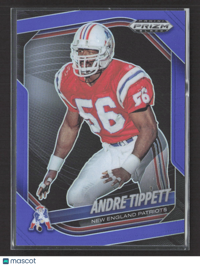 2026 Panini Prizm Black Andre Tippett #92 Purple 100/199
