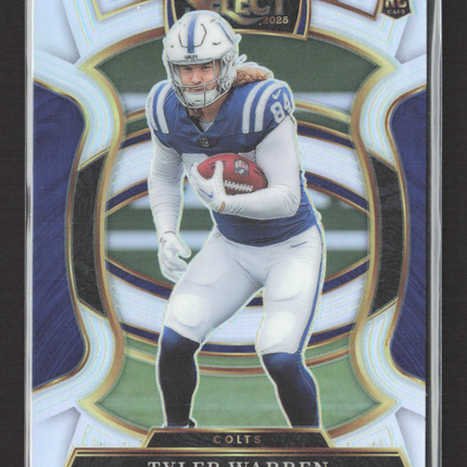 2026 Panini Select Prizm Tyler Warren #33 Concourse RC Silver