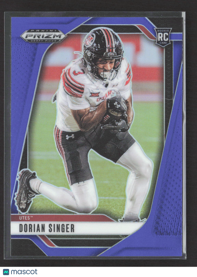 2025 Panini Prizm Draft Picks Dorian Singer #168 Purple RC 062/249