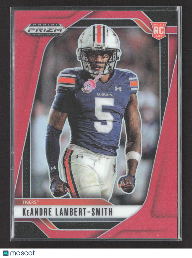 2025 Panini Prizm Draft Picks KeAndre Lambert-Smith #12 Red 263/399 RC
