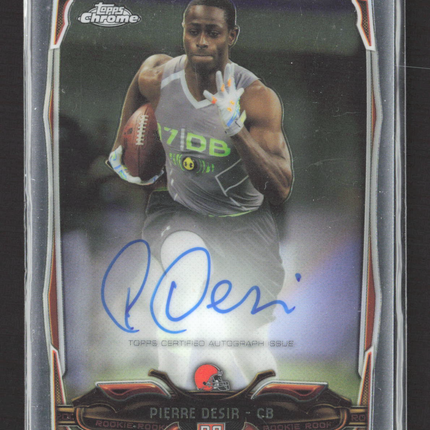 2014 Topps Chrome Pierre Desir #189 RC Auto