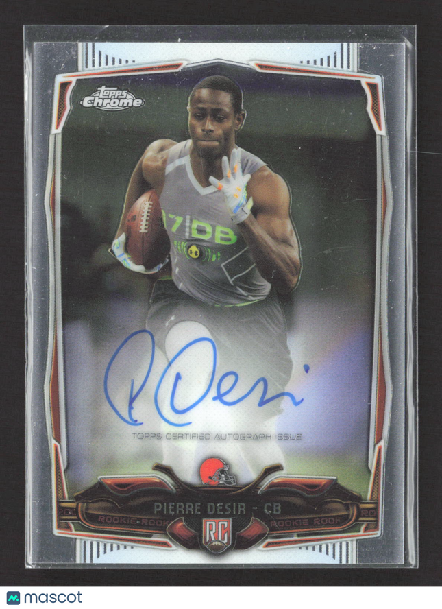 2014 Topps Chrome Pierre Desir #189 RC Auto