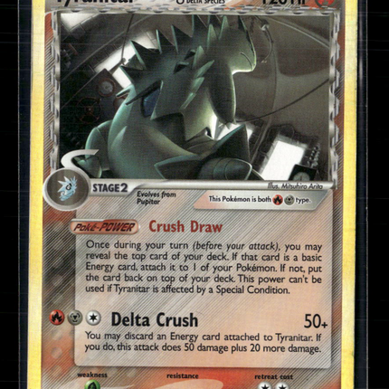 Pokemon 2005 EX Delta Species Tyranitar #16/113 Holo