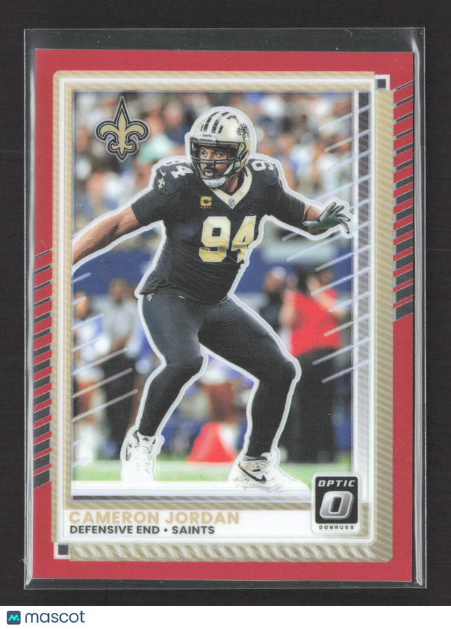 2025 Panini Donruss Optic Prizm Cameron Jordan #170 Red 040/149