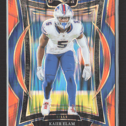 2025 Panini Select Prizm Kaiir Elam #8 Orange 474/499