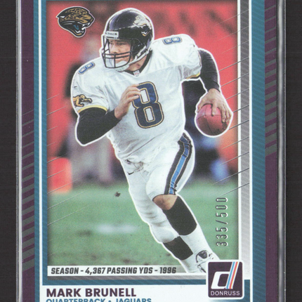 2025 Panini Donruss Football Mark Brunell #166 335/500