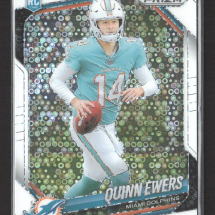 2025 Panini Prizm Football Quinn Ewers #307 White Disco RC