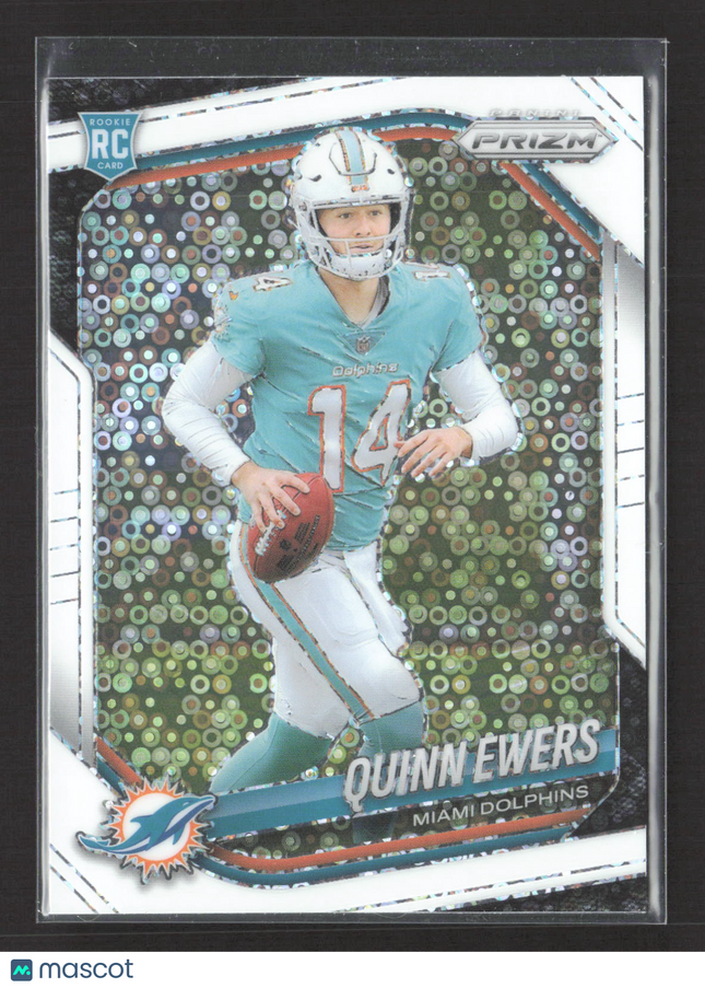 2025 Panini Prizm Football Quinn Ewers #307 White Disco RC