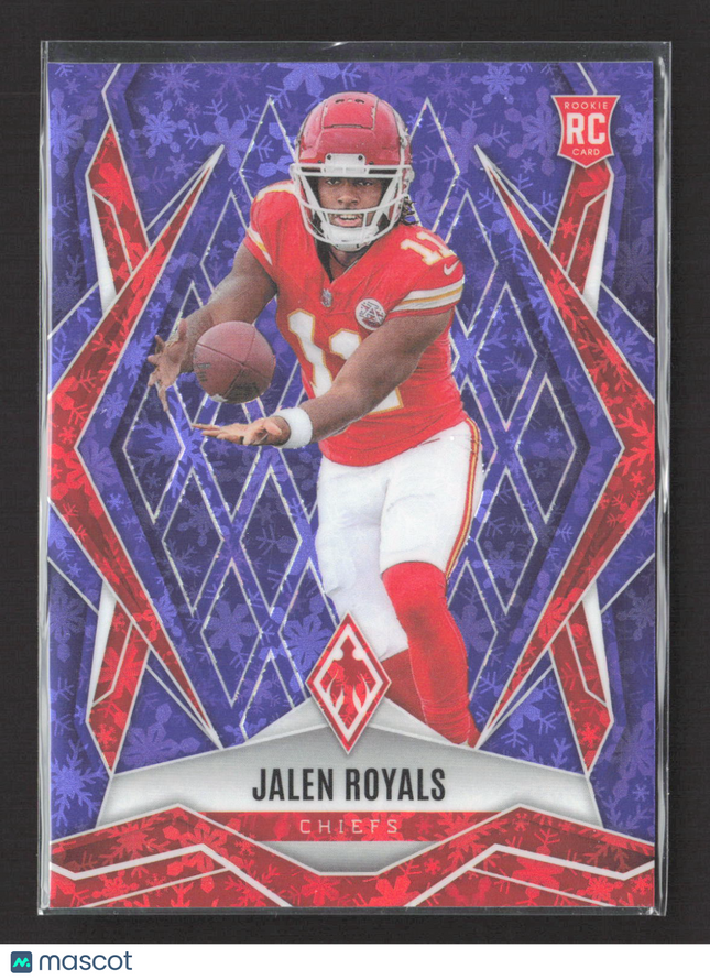 2025 Panini Phoenix Jalen Royals #156 Purple Snowflake RC /249