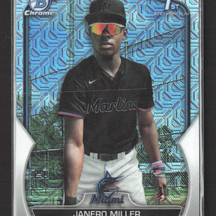 2023 Bowman Chrome Janero Miller #BCP-184 Mojo Refractor