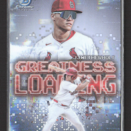 2025 Bowman Chrome Greatness Loading JJ Wetherholt #GL-17