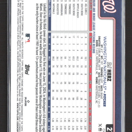 2025 Topps Chrome DJ Herz #270 Logofractor