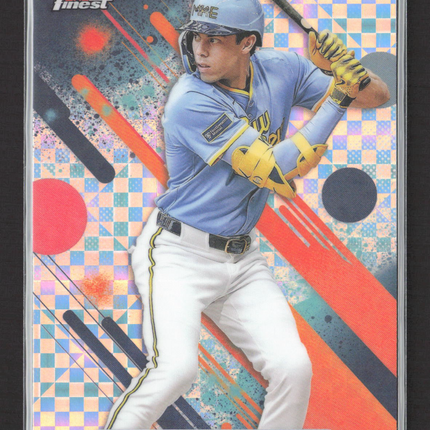 2025 Topps Finest Christian Yelich #89 X-Fractor