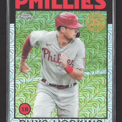 2021 Topps Chrome 1986 Topps Silver Pack Mojo Refractor Rhys Hoskins #86C-10
