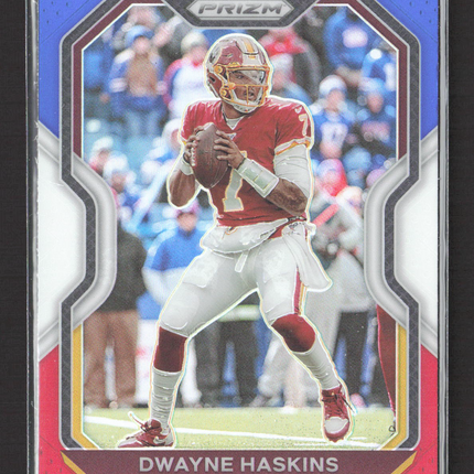 2020 Panini Prizm Dwayne Haskins #177 Red White and Blue