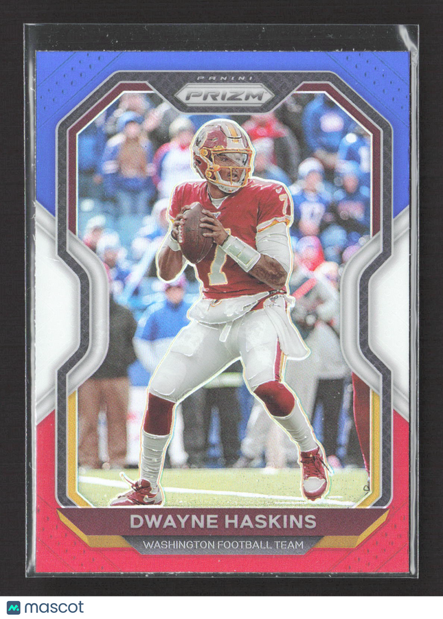 2020 Panini Prizm Dwayne Haskins #177 Red White and Blue