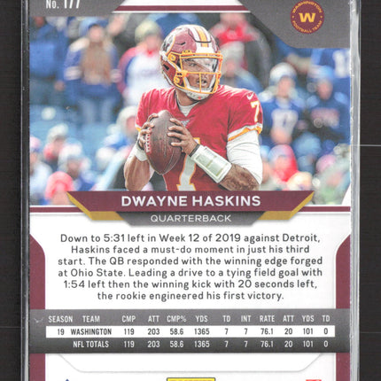 2020 Panini Prizm Dwayne Haskins #177 Red White and Blue