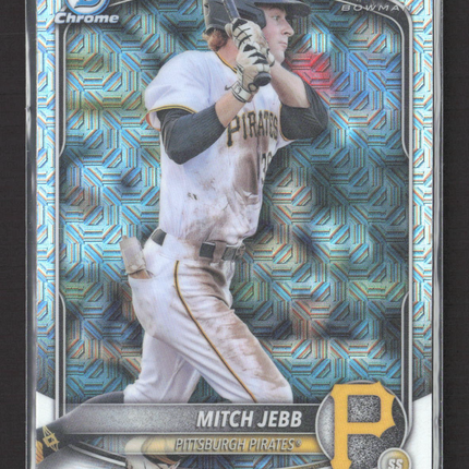 2025 Topps Bowman Chrome Mitch Jebb #BCP-41 Mega Box Mojo Refractor