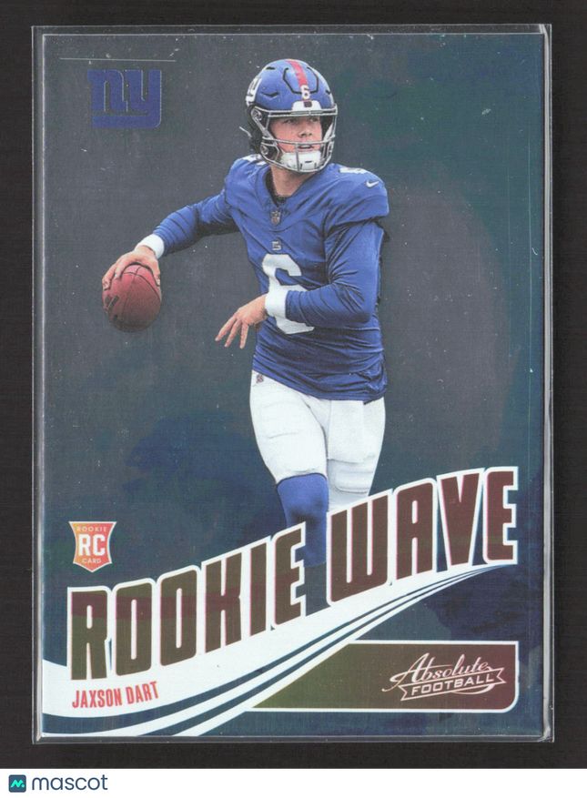 2025 Panini Absolute Football Rookie Wave Jaxson Dart #RW-JDT RC