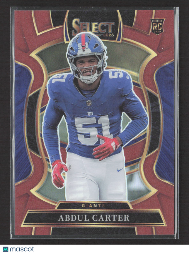 2026 Panini Select Prizm Abdul Carter #95 Concourse RC 060/149