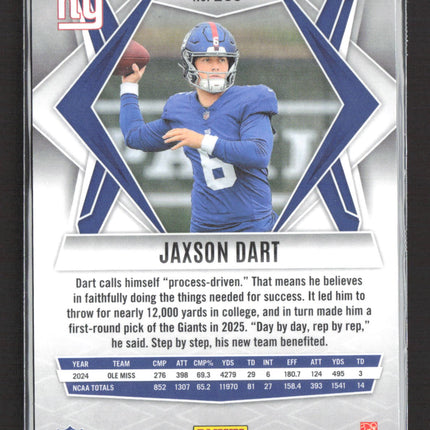 2025 Panini Phoenix Football Jaxson Dart #200 RC