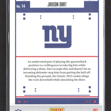 2026 Panini Select Football Jaxson Dart #14
