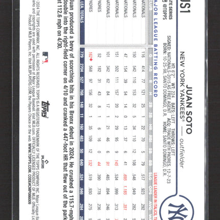2024 Topps Update Series Juan Soto #US1