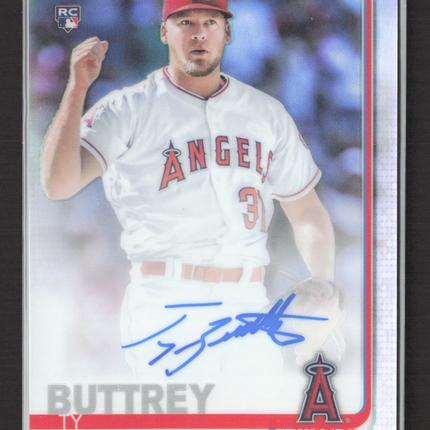 2019 Topps Chrome Ty Buttrey #RA-TB Refractor 238/499 RC Auto