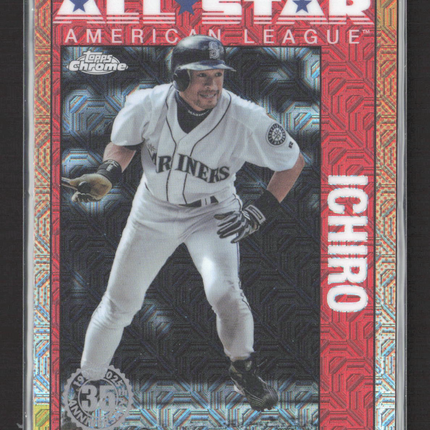 2025 Topps Chrome Silver Pack Mojo Reflector Ichiro #90ASC-16 Refractor